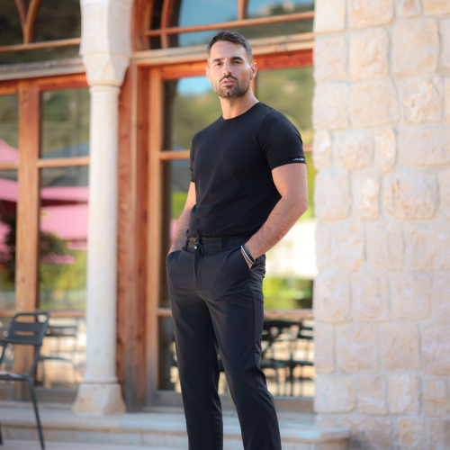black T-SHIRT 5860