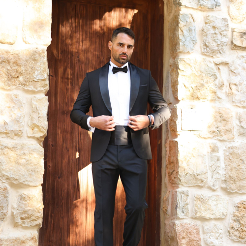 black wool tuxedo 5738-441