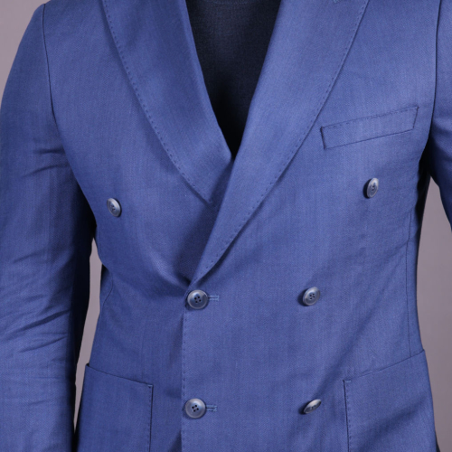 blazer blue double breasted 4619