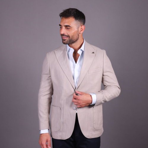 blazer dark beige 4618
