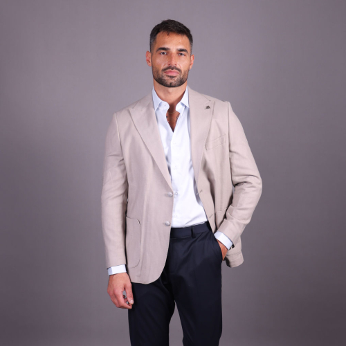 blazer dark beige 4618