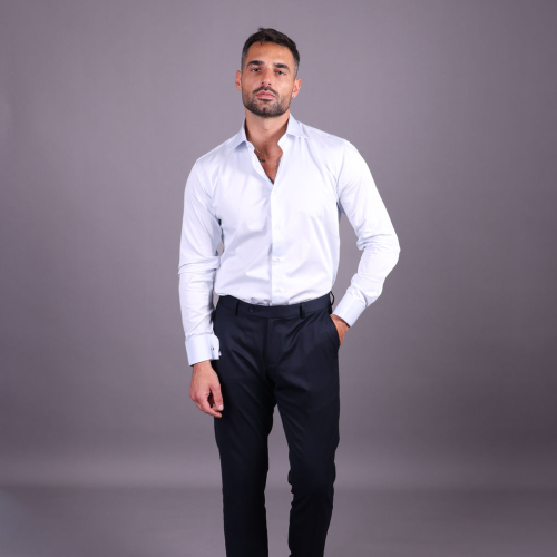 Dcuff slim white shirt 44