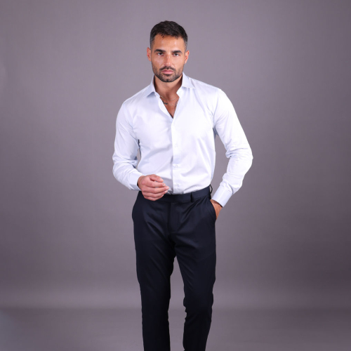 Dcuff slim white shirt 44